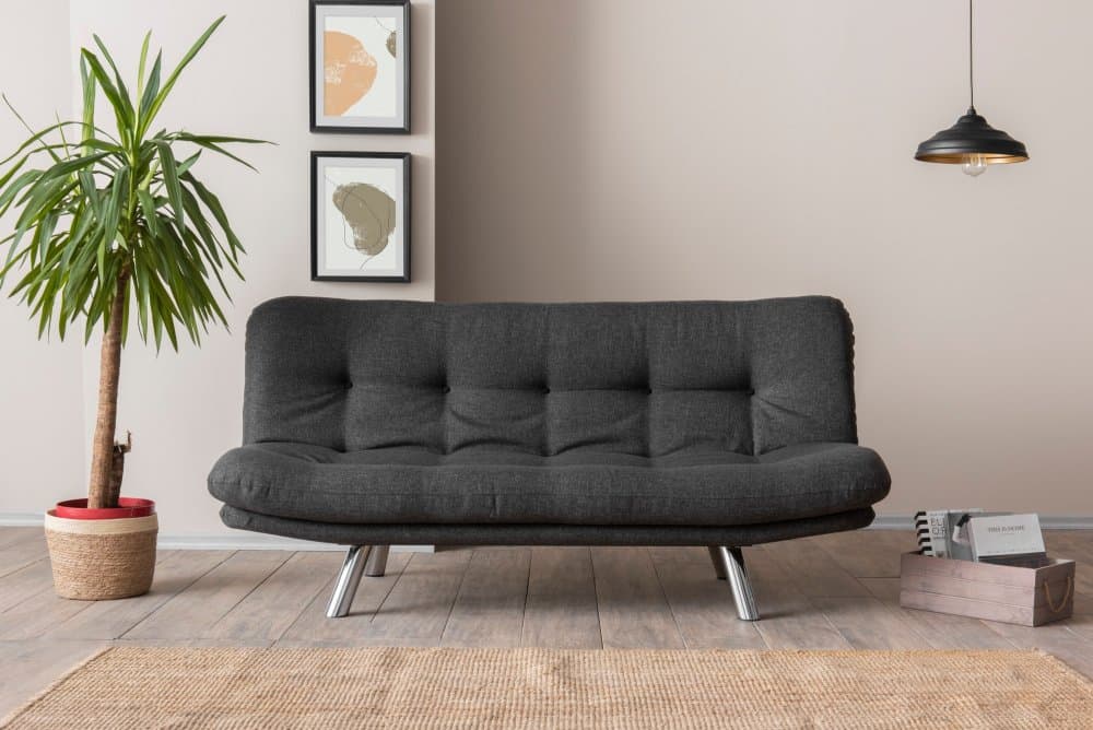 Trojmiestna rozkladacia pohovka Misa Small Sofabed - Dark Grey
