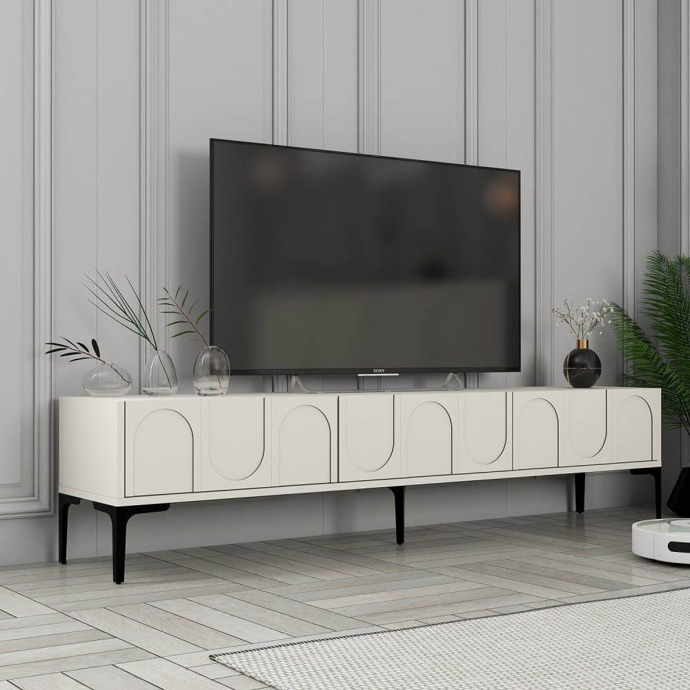 TV stolík Lyon 42 - Cream, Black