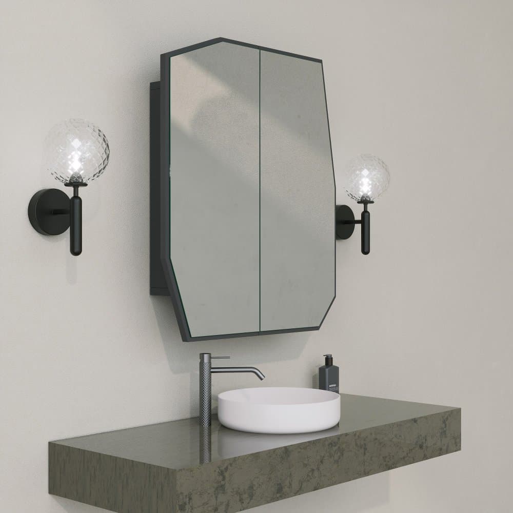 Kúpeľňová skrinka Quartz Cabinet - Black