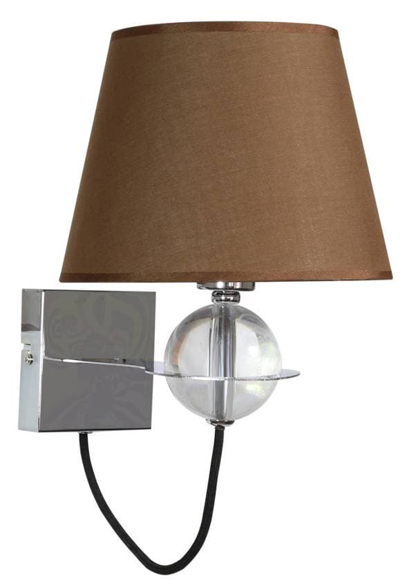 Nástenná lampa 1X40W E14 hnedá TESORO
