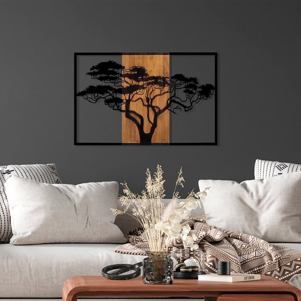 Dekoratívny drevený doplnok na stenu Acacia Tree - 388