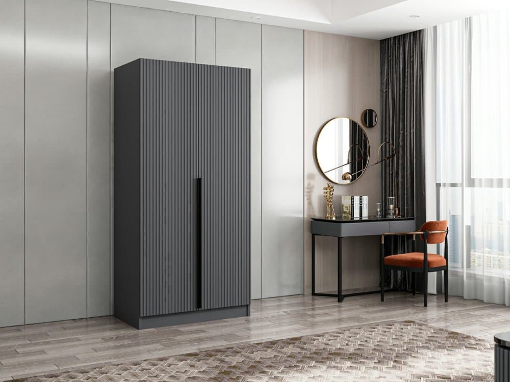 Šatníková skriňa Kale Plus Membrane Anthracite - 210