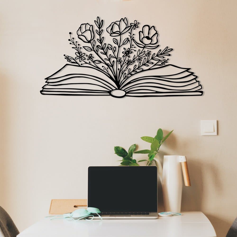 Dekoratívny kovový doplnok na stenu Culture Flower