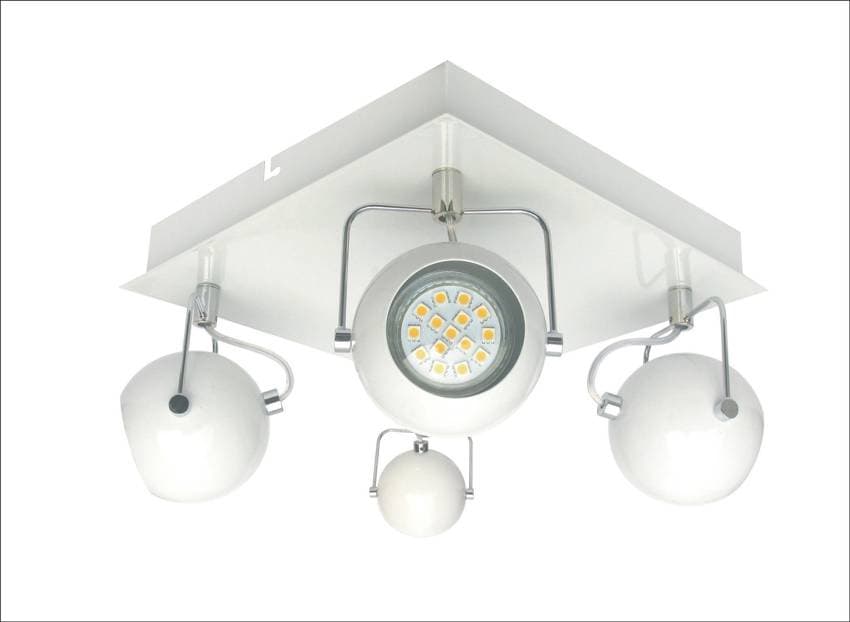 Stropná lampa 4xGU10 TONY biela