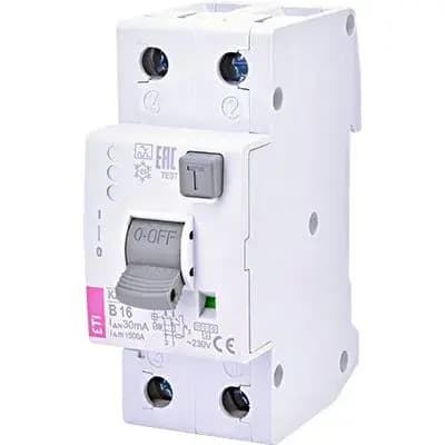 Chránič prúdový s nadprúdovou ochranou KZS-2M2p A B25/0,1 10kA (ETI)