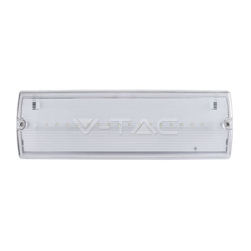 Svietidlo s označením núdzového východu 3W, 6000K, 1500mAh, IP65 VT-543 (V-TAC)