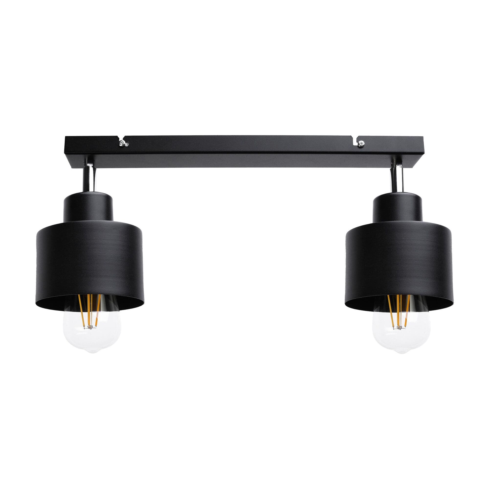 Nástenné/stropné svietidlo LISA AD-LD-6393BE27M, 2x60W, E27, čierna (ORNO)
