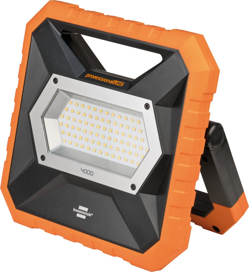 Prenosný nabíjateľný LED reflektor 40W, 3800lm, IP55, 5400mAh (Brennenstuhl)