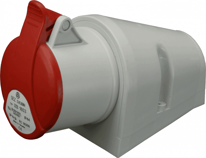 Zásuvka nástenná 32A/400V/5P (PS) IP44 - IZB 3253 (SEZ DK)