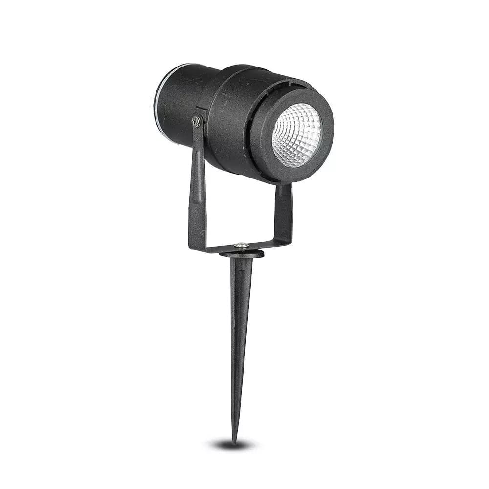 Záhradné LED zapichovacie svietidlo 12W, Zelená, 720lm, IP65, čierne VT-857 (V-TAC)