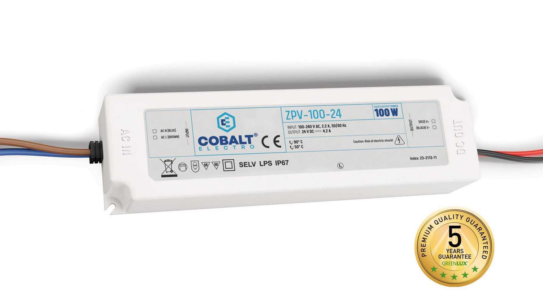 DRIVER 100W/P IP67 24V (ZPV-100-24) - LED driver