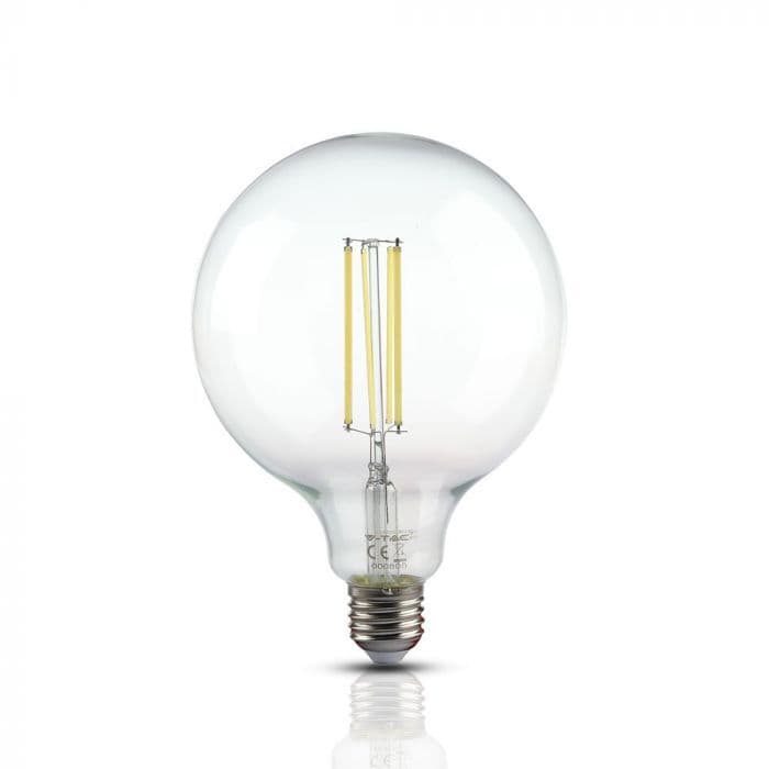 Žiarovka LED Filament E27 12W, 4000K, 1521lm, G125 VT-2143 (V-TAC)