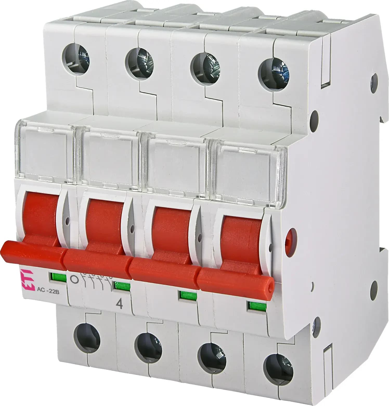 Spínač modulárny 4-pólový 125A/400V, SV 4125 (ETI)