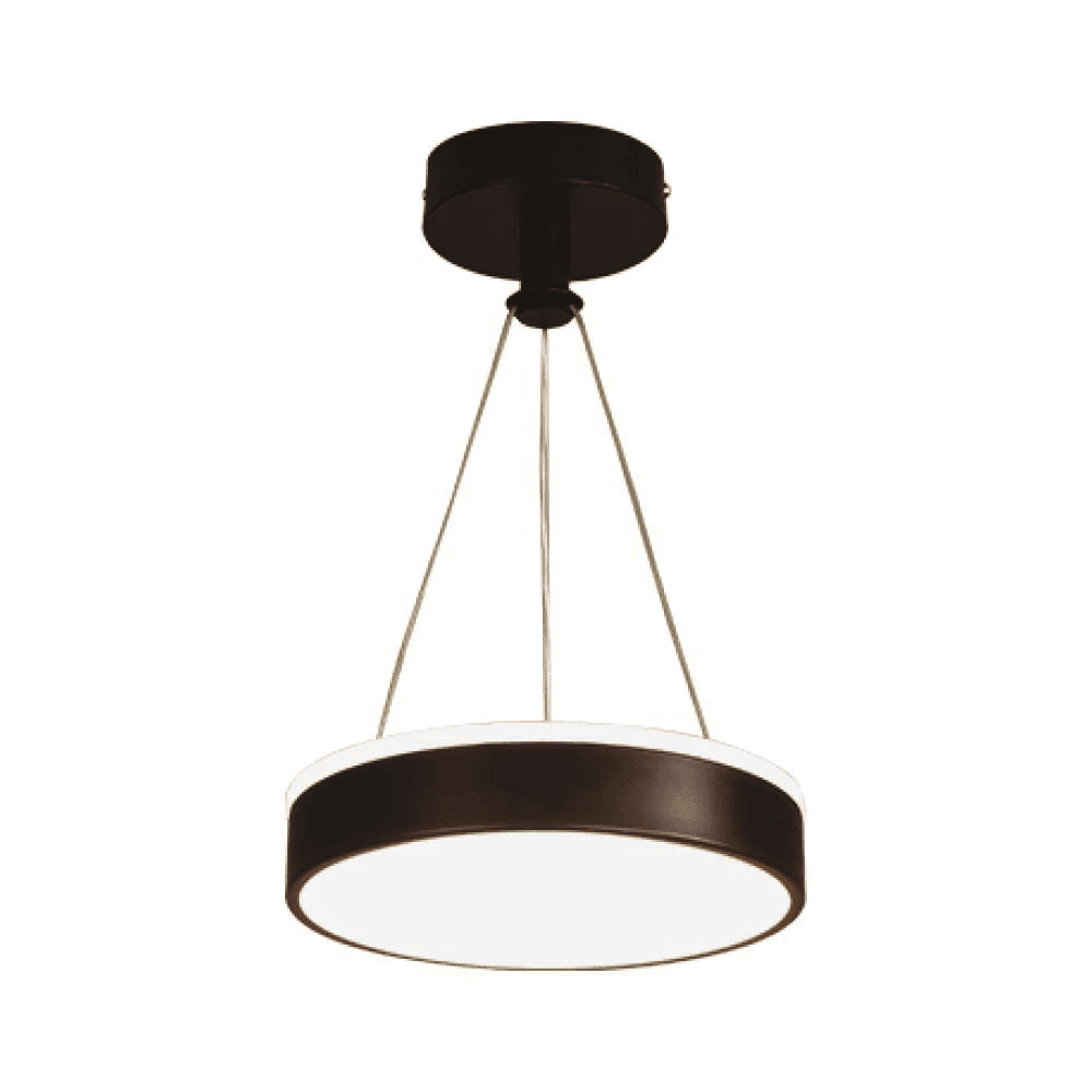 Dizajnové závesné LED svietidlo 12W 4000K 1280lm čierne VT-7765 (V-TAC)