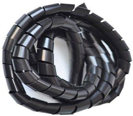 Špirála zväzkovacia na 6-60mm pr. 8mm 10m čierna (HDX)