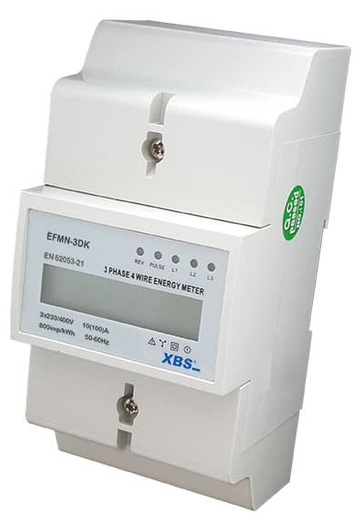 Elektromer trojfázový 3x100A, digitálny, pre priame mer., IP51, EFMN-3DK (xbs)