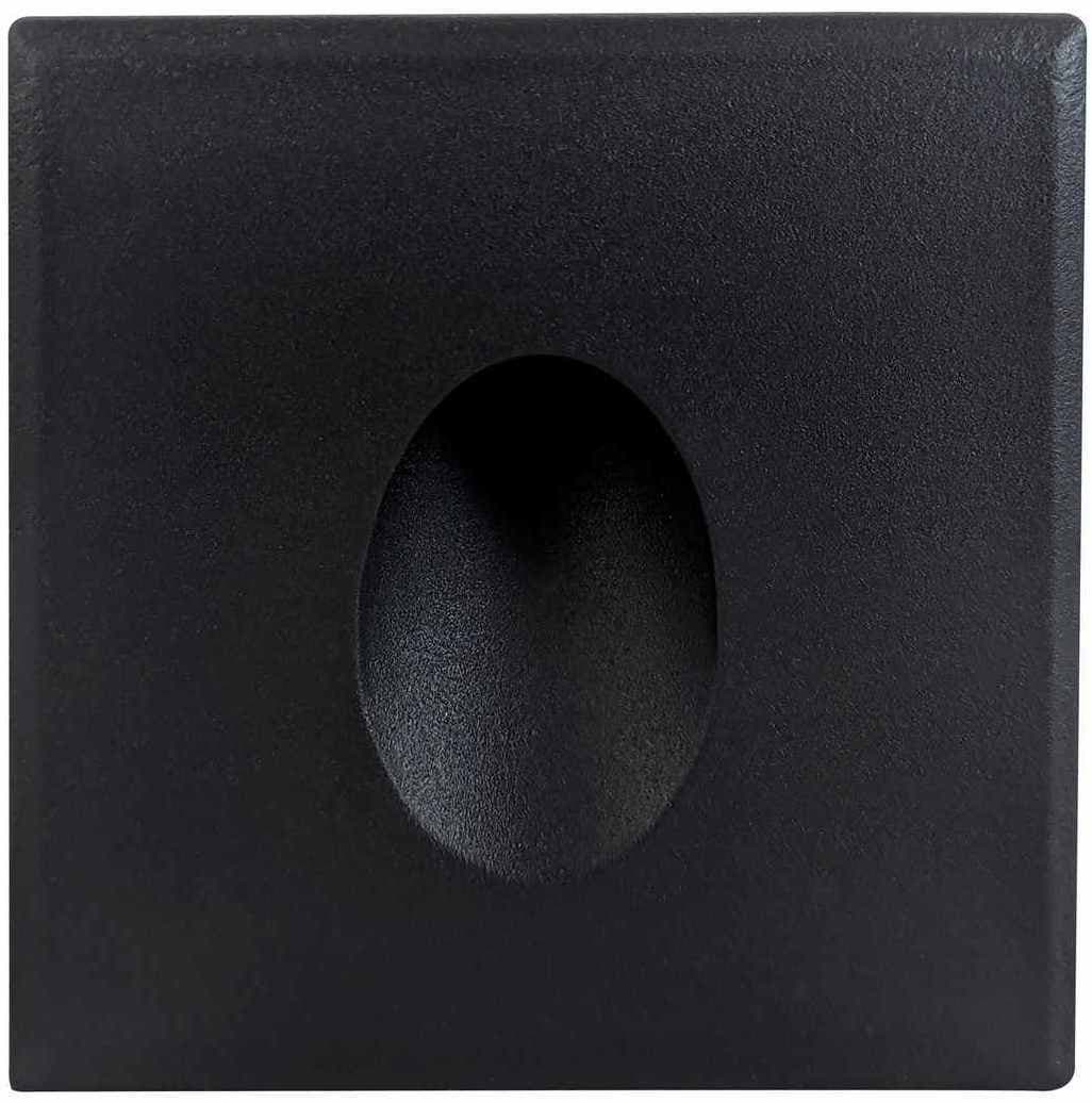 DECENTLY IP44 S1 Black 1,5W CCT 40/75lm - Nástěnné vestavné LED svítidlo