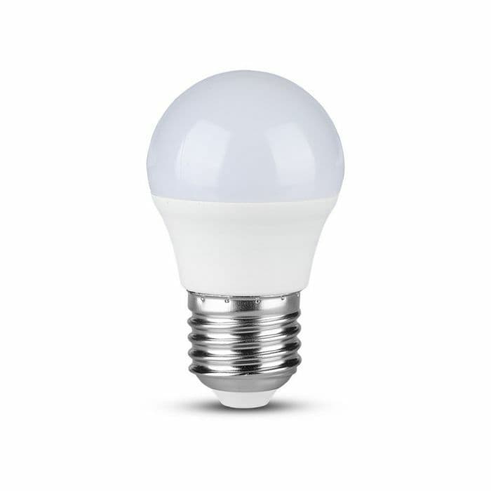 Žiarovka LED E27 4,5W, 2700K, 470lm, 3-balenie, G45 VT-2176 (V-TAC)