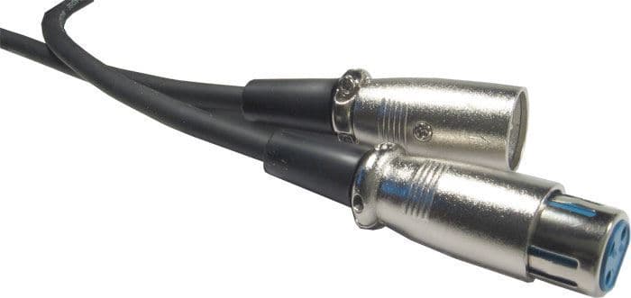 Kábel XLR 3P konektor - XLR 3P zdierka 5m (HDX)