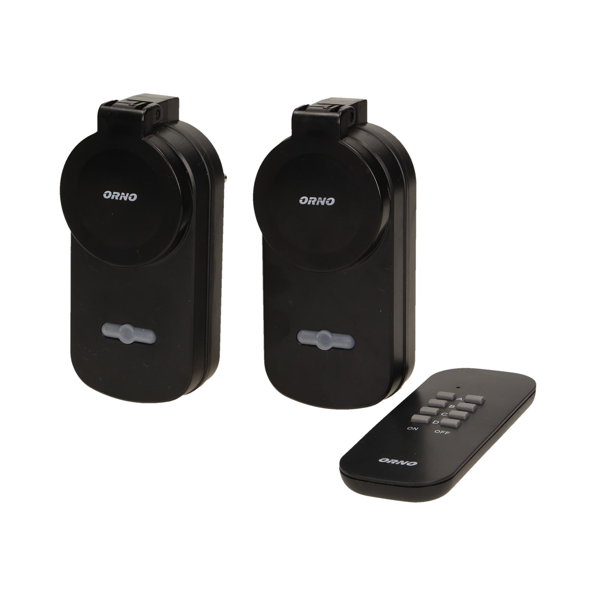 Set of outdoor wireless sockets with remote control, 2+1