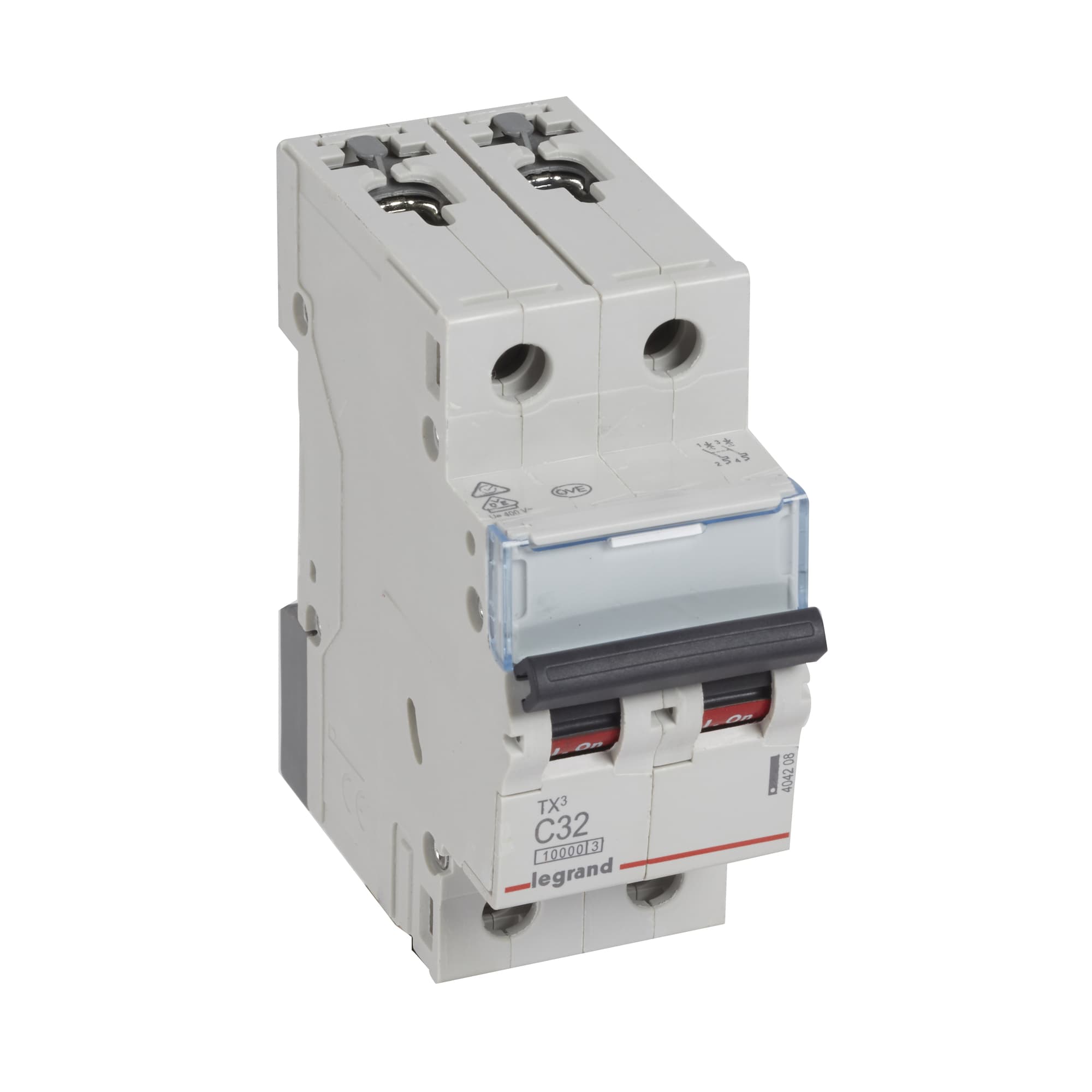 Istič 2-pólový C/32A 10kA Rada:TX3 (Legrand)