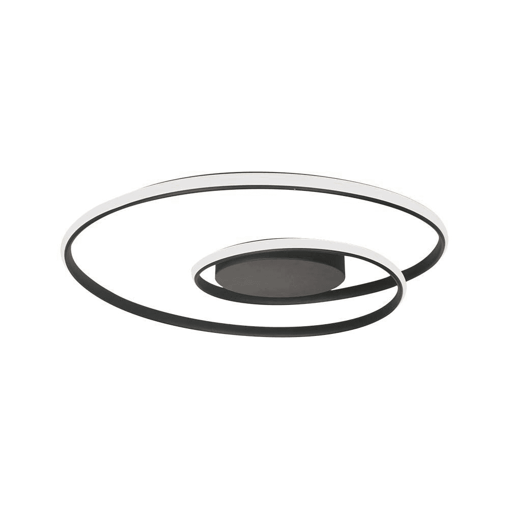 Dizajnové stropné svietidlo 48W LED 4000K 5150lm 600*50MM Triakové stmievateľné čierne VT-