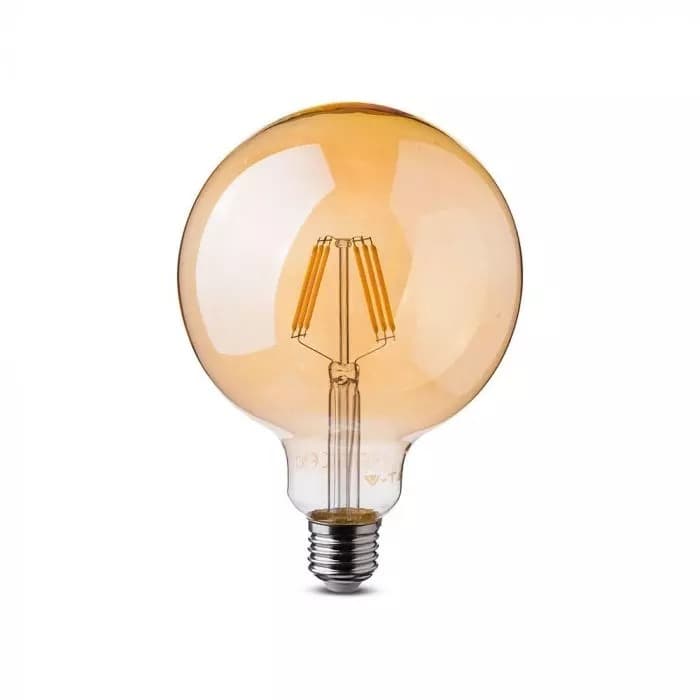 Žiarovka LED Filament E27 6W, 2700K, 500lm, stmievateľná, G95 VT-2026D (V-TAC)