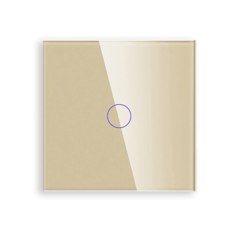 Revolo Touch sklenený panel C1-005 - Zlatý