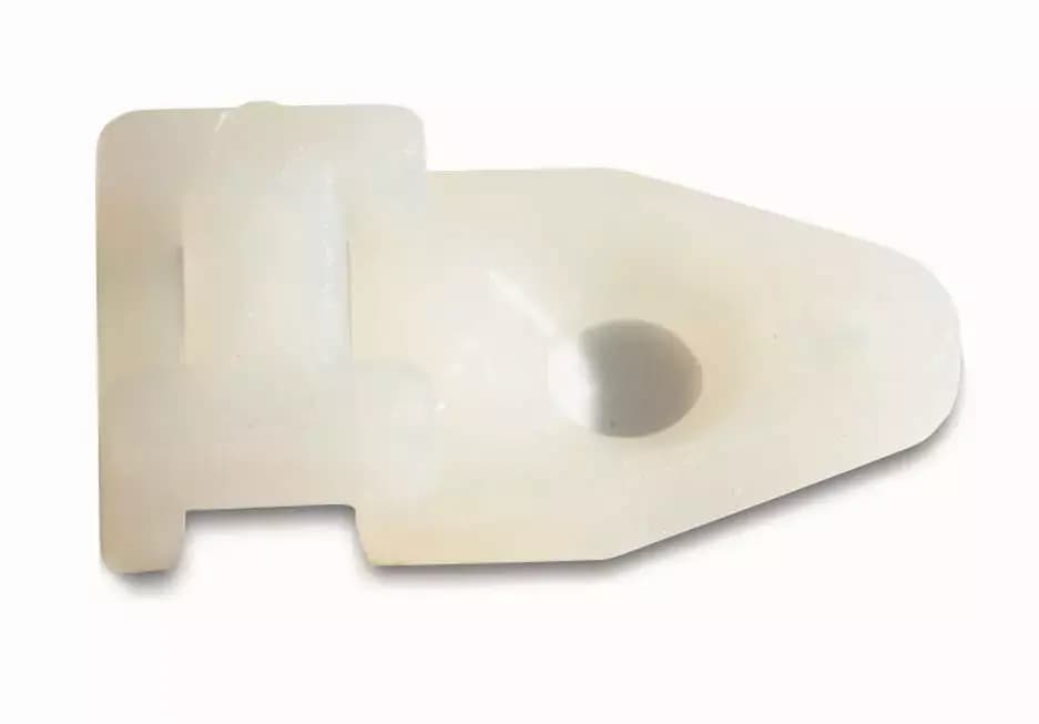 Příchytka vázací pásky bílá 20 x 10 mm (100 ks)