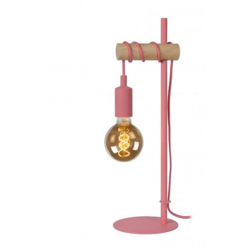 LUCIDE PAULIEN Table Lamp 1xE27 60W Pink stolní lampa (Fulgur)