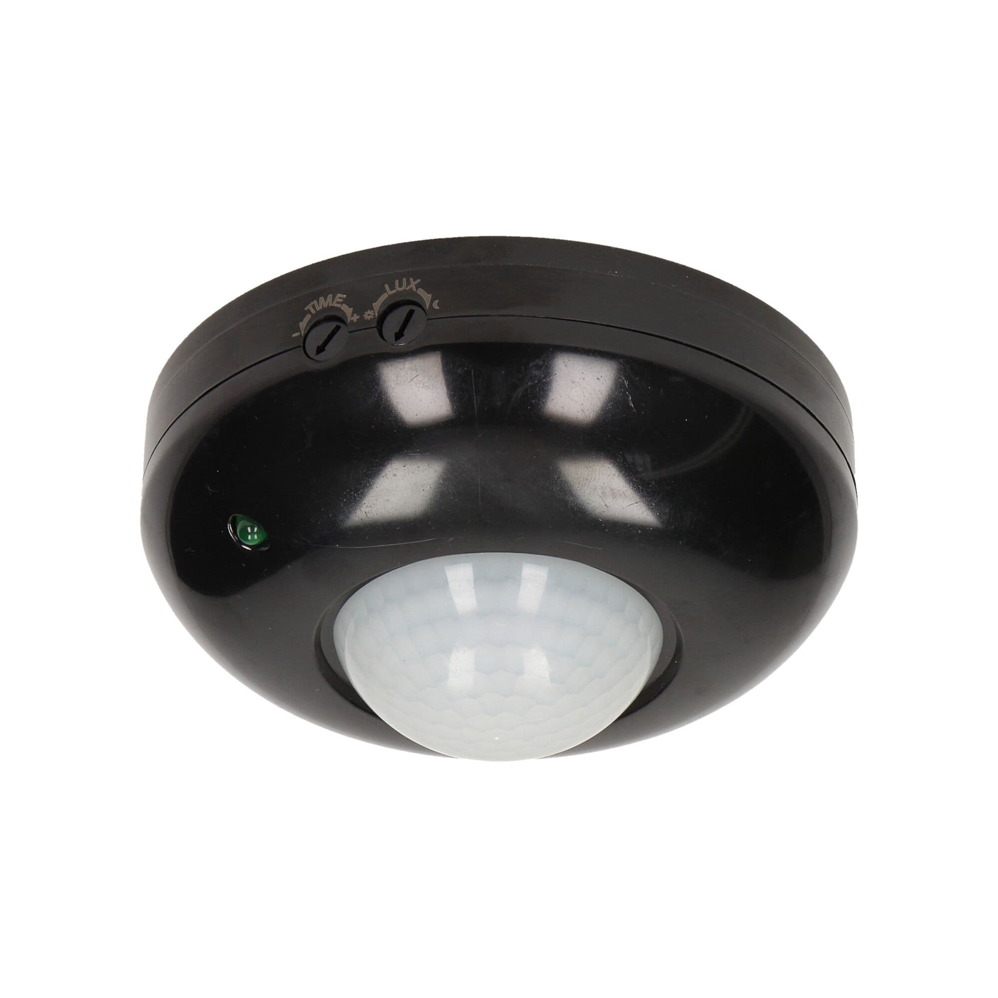 PIR pohybový senzor 360°, IP20, čierny