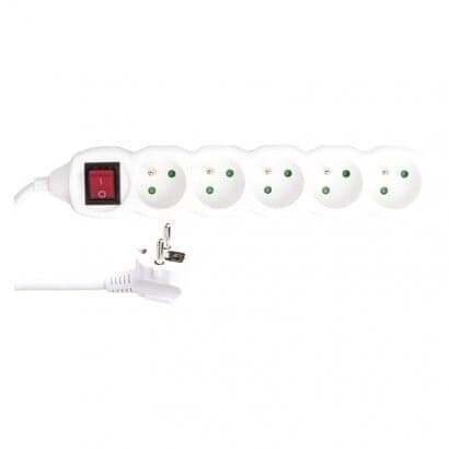 Predlžovací kábel s vypínačom 5 zásuviek, 5m, 3x 1,5mm2 (EMOS)
