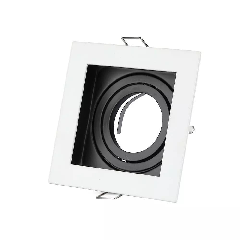 Bodové svietidlo zapustené okrúhle GU10 biele VT-781SQ (V-TAC)