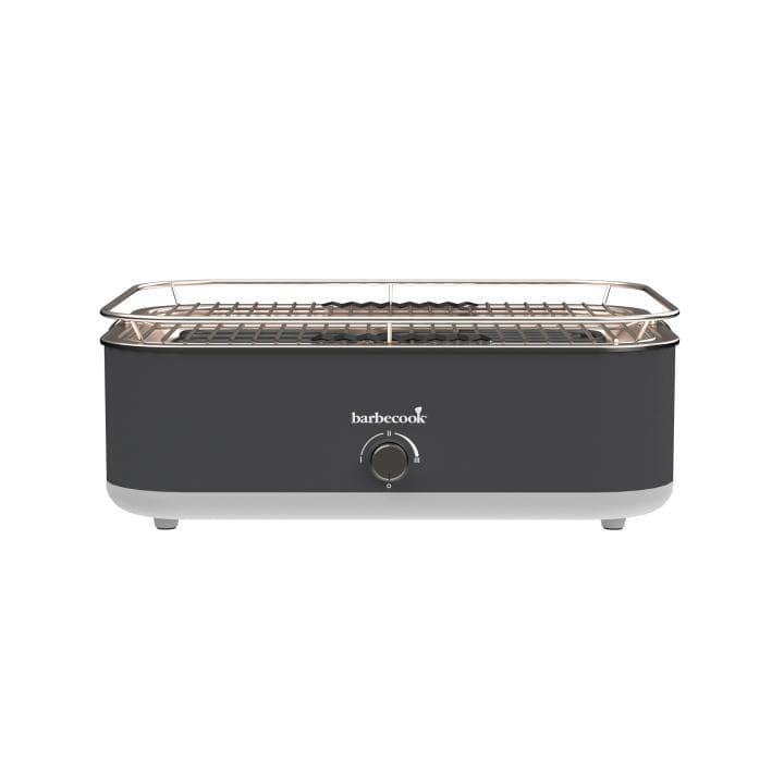 Elektrický stolný gril Barbecook BC-ELE-1003 E-Carlo, sivý, 42,5x33x16,5cm