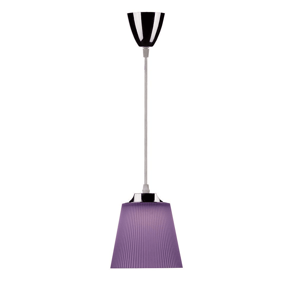 Závesné LED svietidlo 7W, 4000K, 360lm, chróm/fialová VT-1036 (V-TAC)