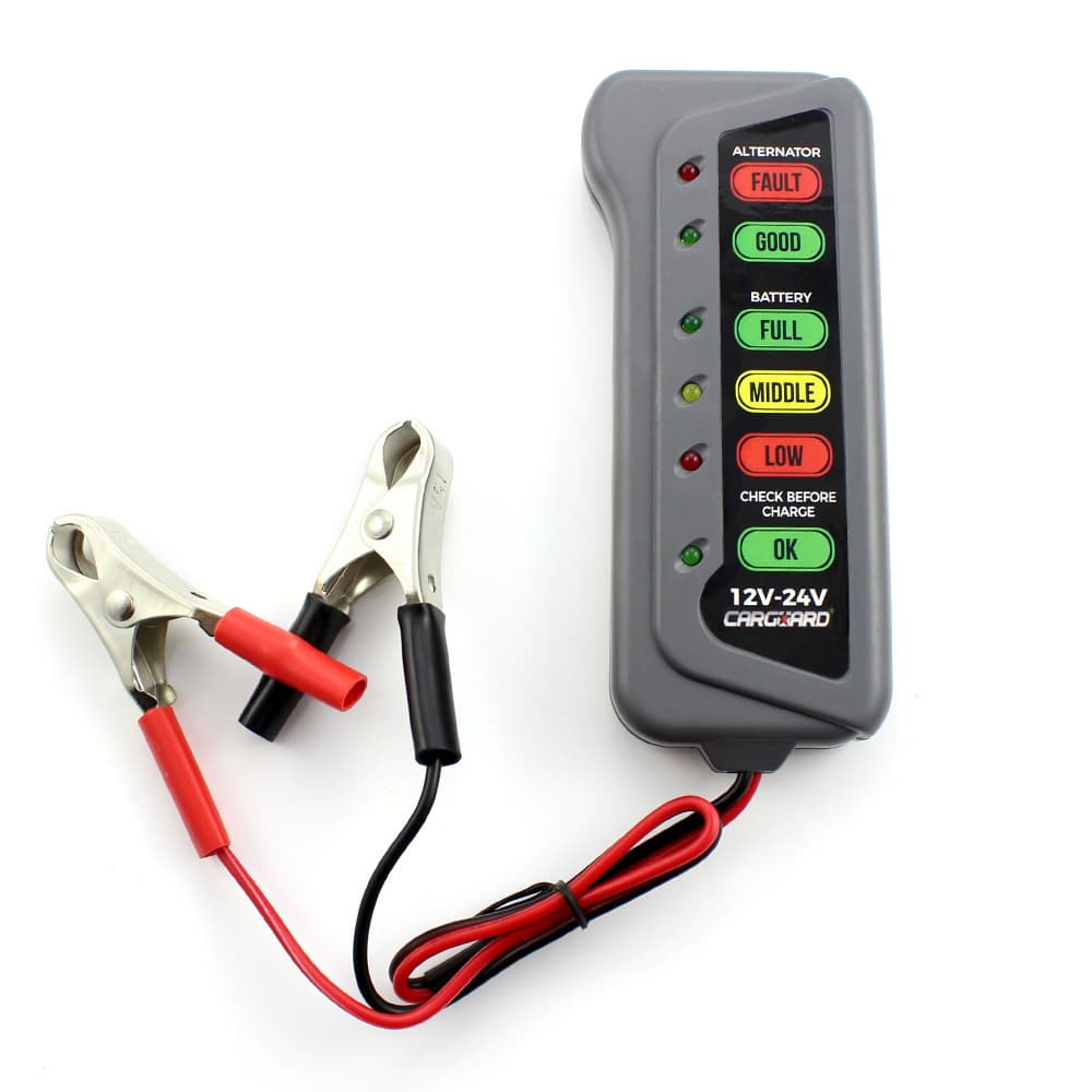 Tester akumulátorov a autobatérií 12-24V (GLOBIZ)