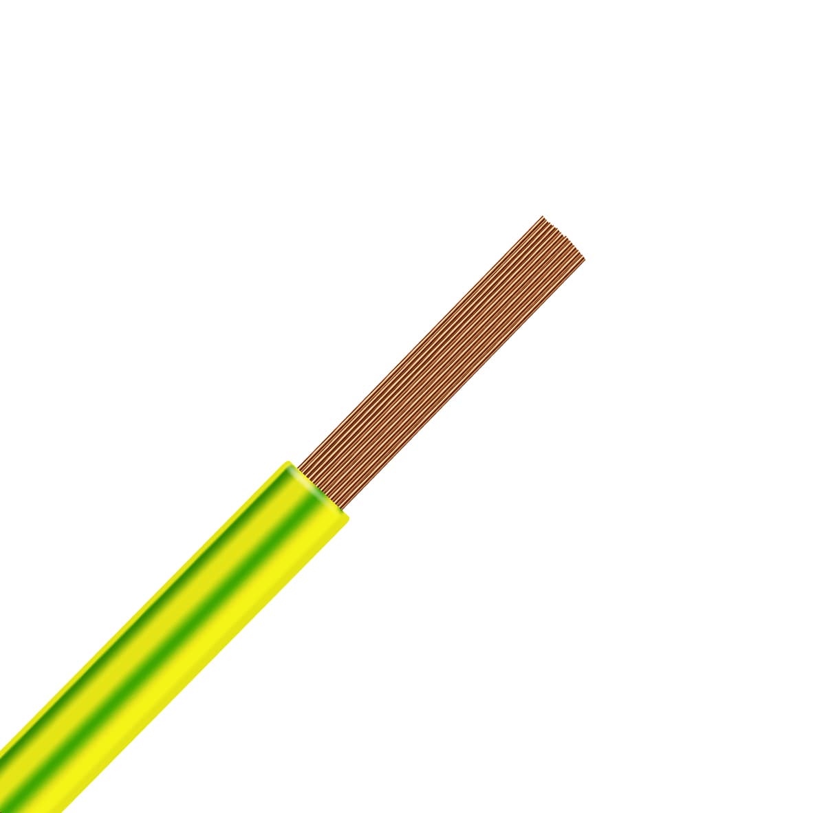 Kábel CYA 1,5=H07V-K zeleno/žltý