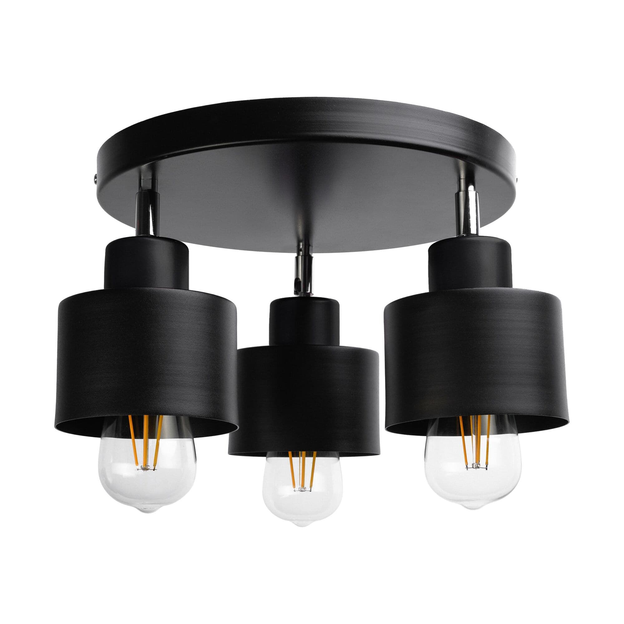 Stropné svietidlo LISA pohyblivé svietidla, jedna úroveň AD-LD-6396BE27M, 3x60W, E27, čier