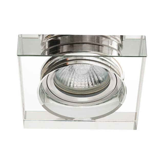Svietidlo GU5,3 50W, IP20, strieb., BOp-Z, 90x90x36, MORTA B CT-DSL50-SR (Kanlux)