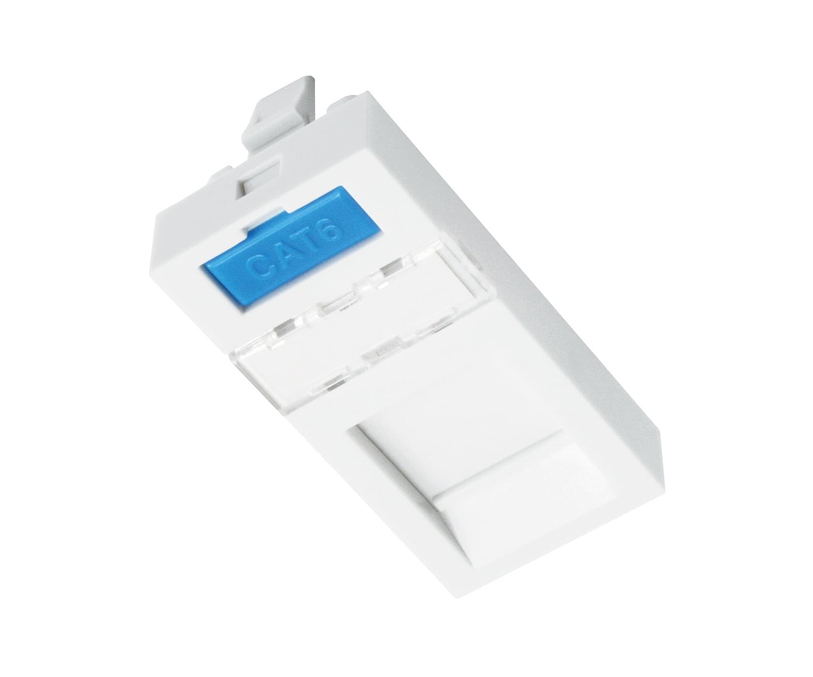 Modul French style 22,5x45mm pre 1 keys priamy SXF-M-1-22,5-WH-P(SOLARIX)