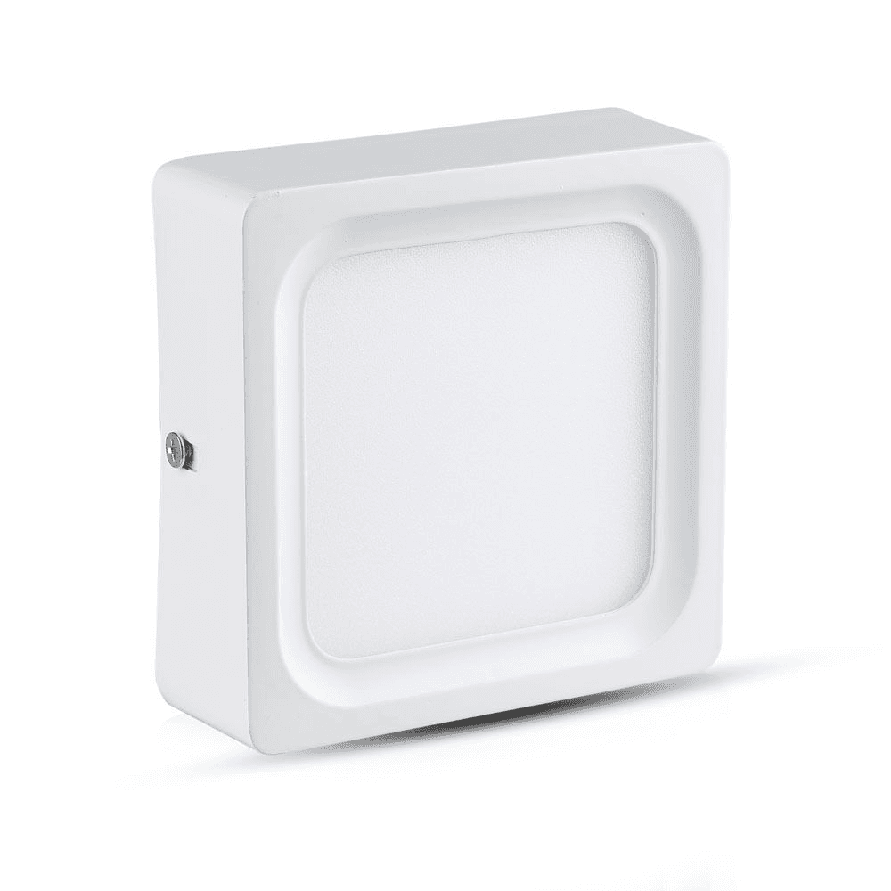 Svietidlo LED 15W, 6000K, 1350lm, IP20, 120°, Al-biela, KTS-LP, 175x175, VT-1415SQ (V-TAC)