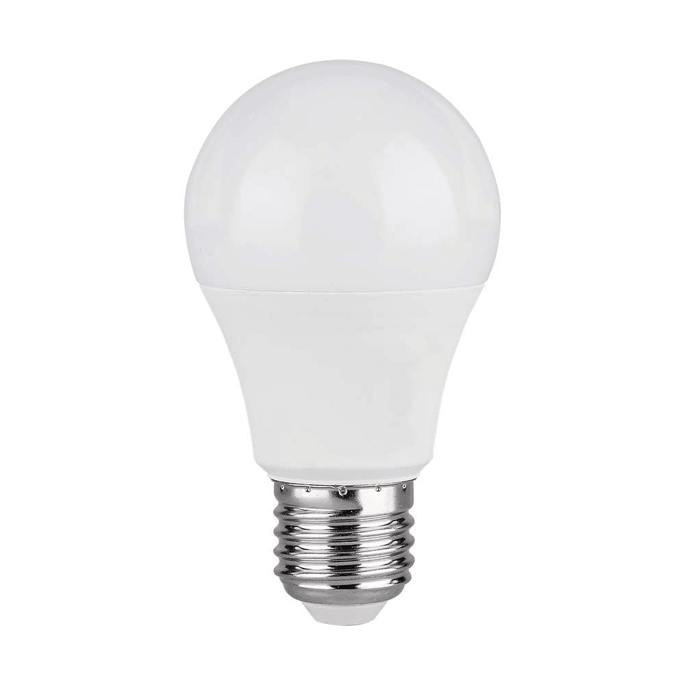 Žiarovka LED E27 8,5W A60 s RF ovládaním RGB+4000K stmievateľná 806lm VT-2229 (V-TAC)