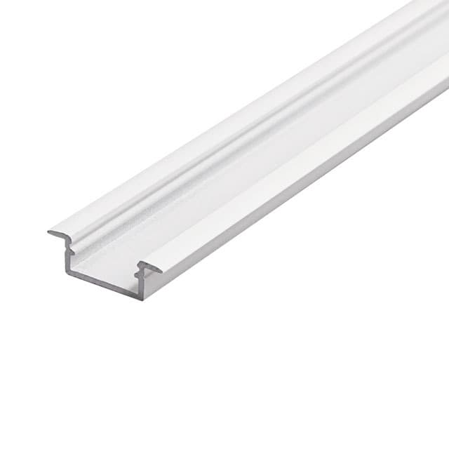 Profil LED Al, 21,3x6,6x2000mm na zafrézovanie, bez krytu, biela, PROFILO K-W 2M (Kanlux)
