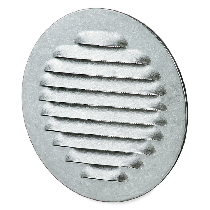 Okrúhla pozinkovaná plechová mriežka, o150mm