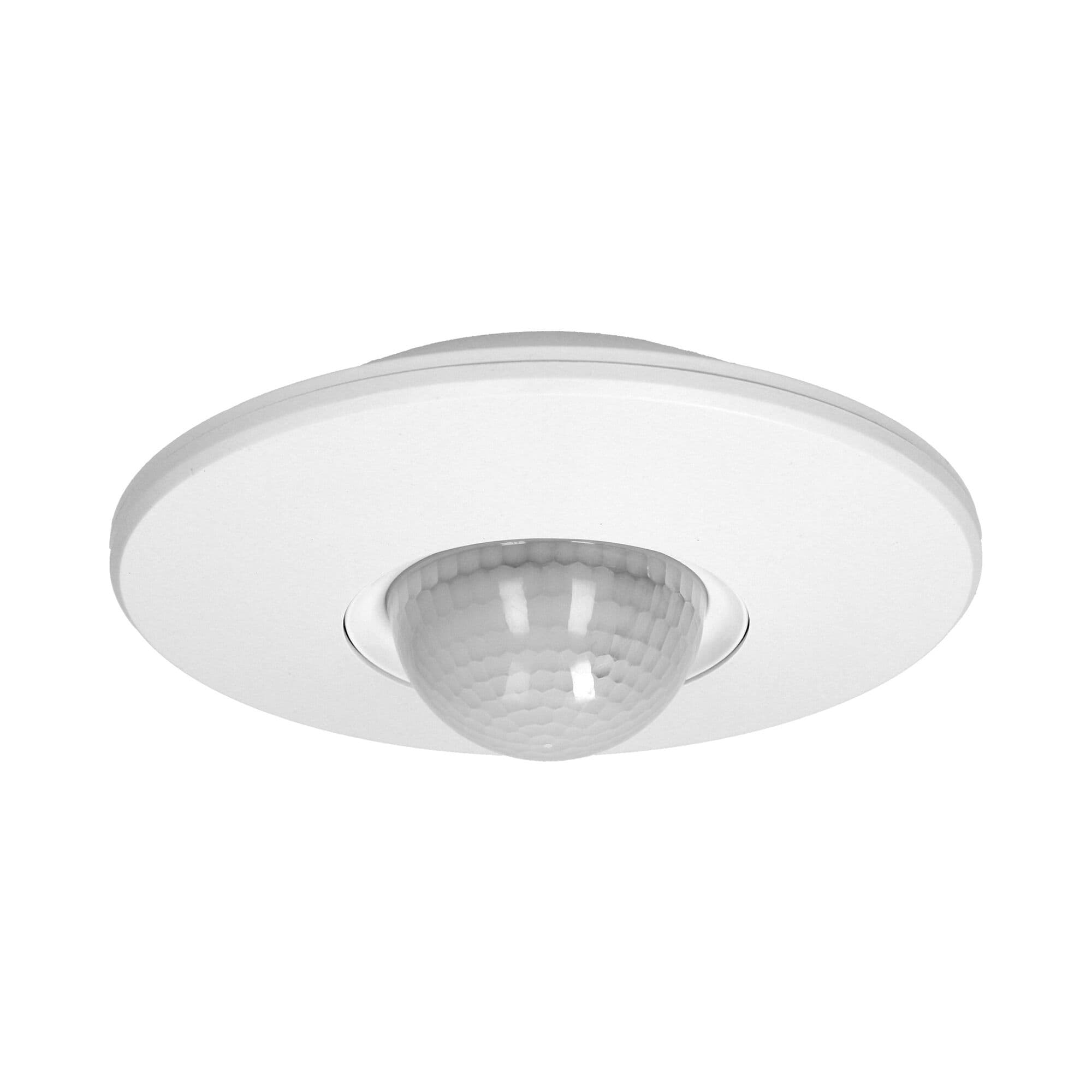PIR pohybový senzor s 3 detektormi+senzor prítonosti 360°, stropný, IP20, 2000W, biely