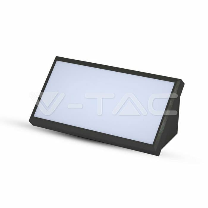 Nástenné LED svietidlo Soft L 20W, 3000K, 1000lm, IP65, čierne VT-8055 (V-TAC)