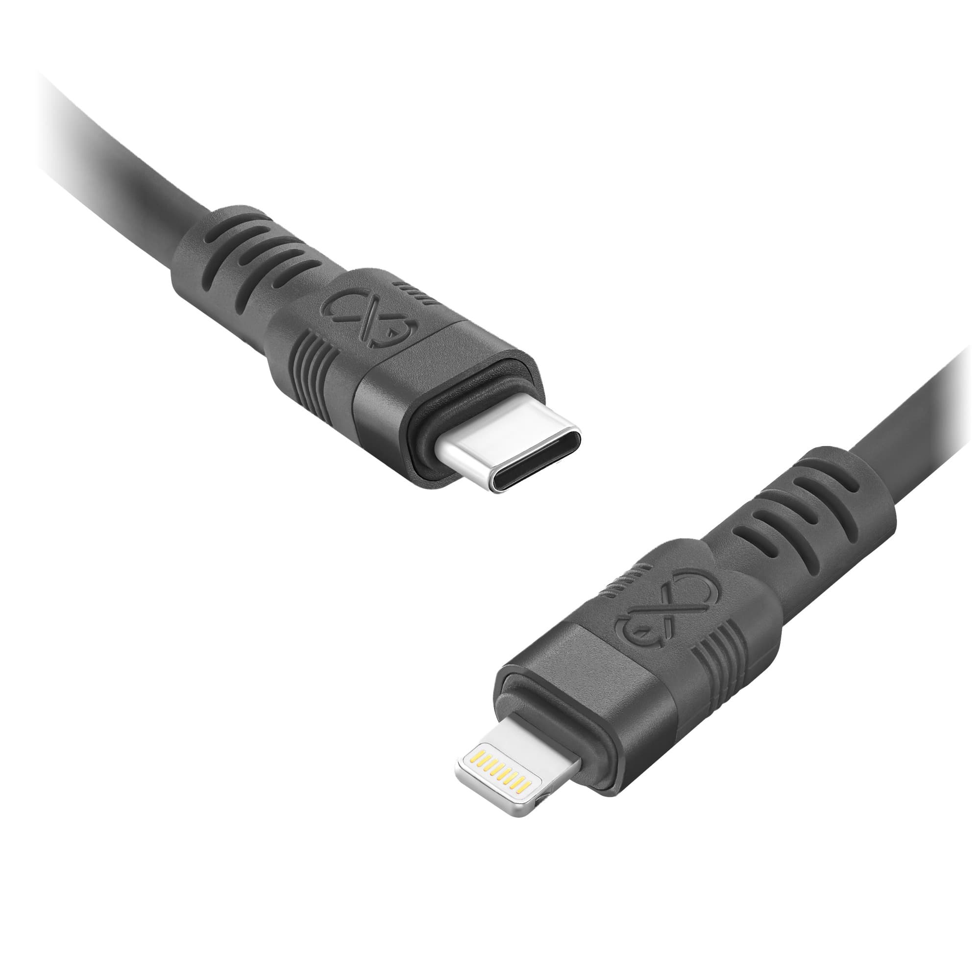 USB-C cable - Lightning eXc WHIPPY Pro, 0.9M, 29W, quick charge, color mix
