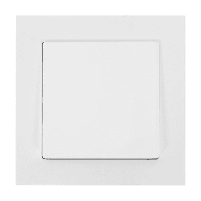 Zapustené zvončekové tlačidlo Malta 10A, 250V, WP-6/7M, biele