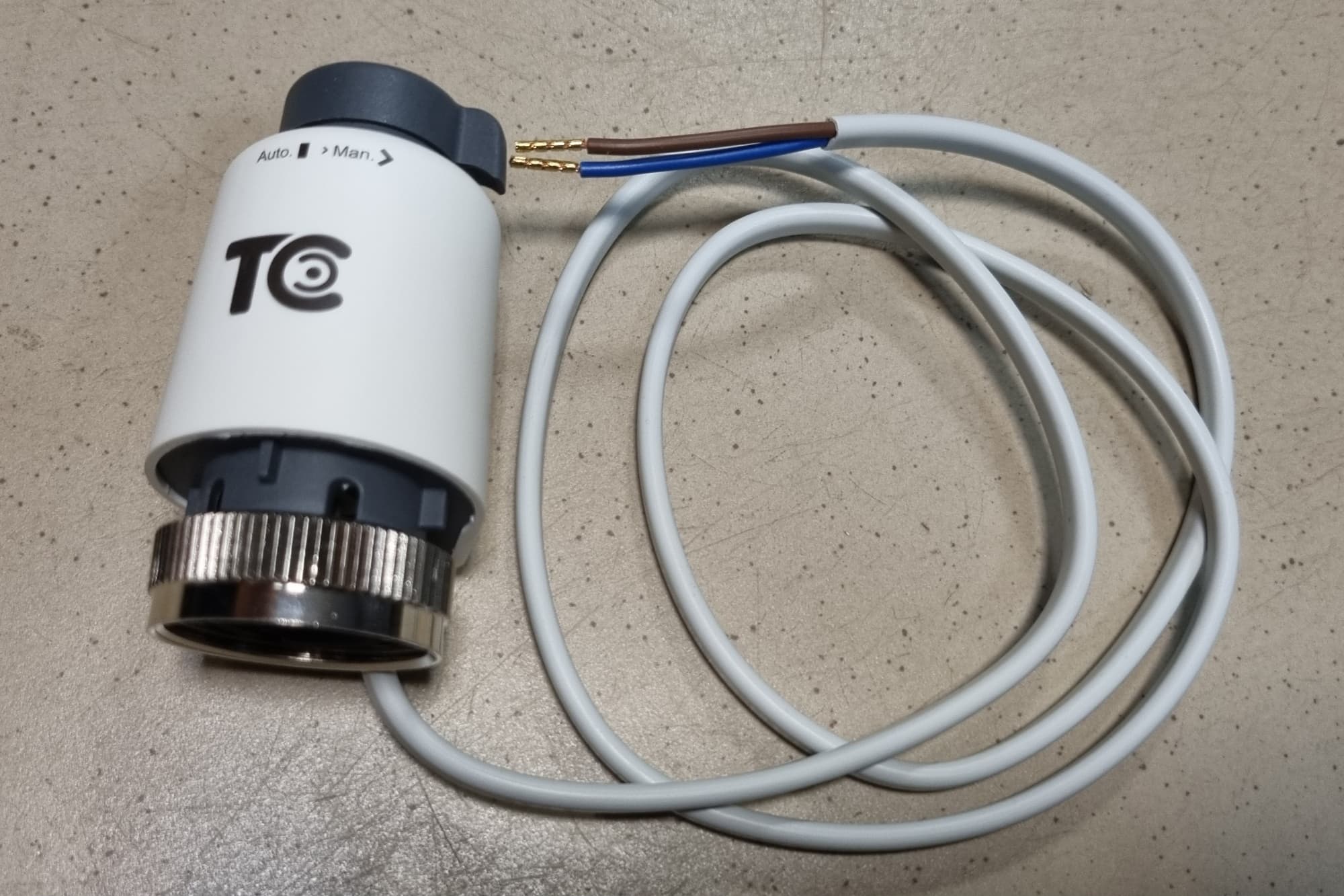 Termoelektrický pohon (hlavica) M30x1,5 TC 230V TC PO30NC-230 THERMOCONTROL