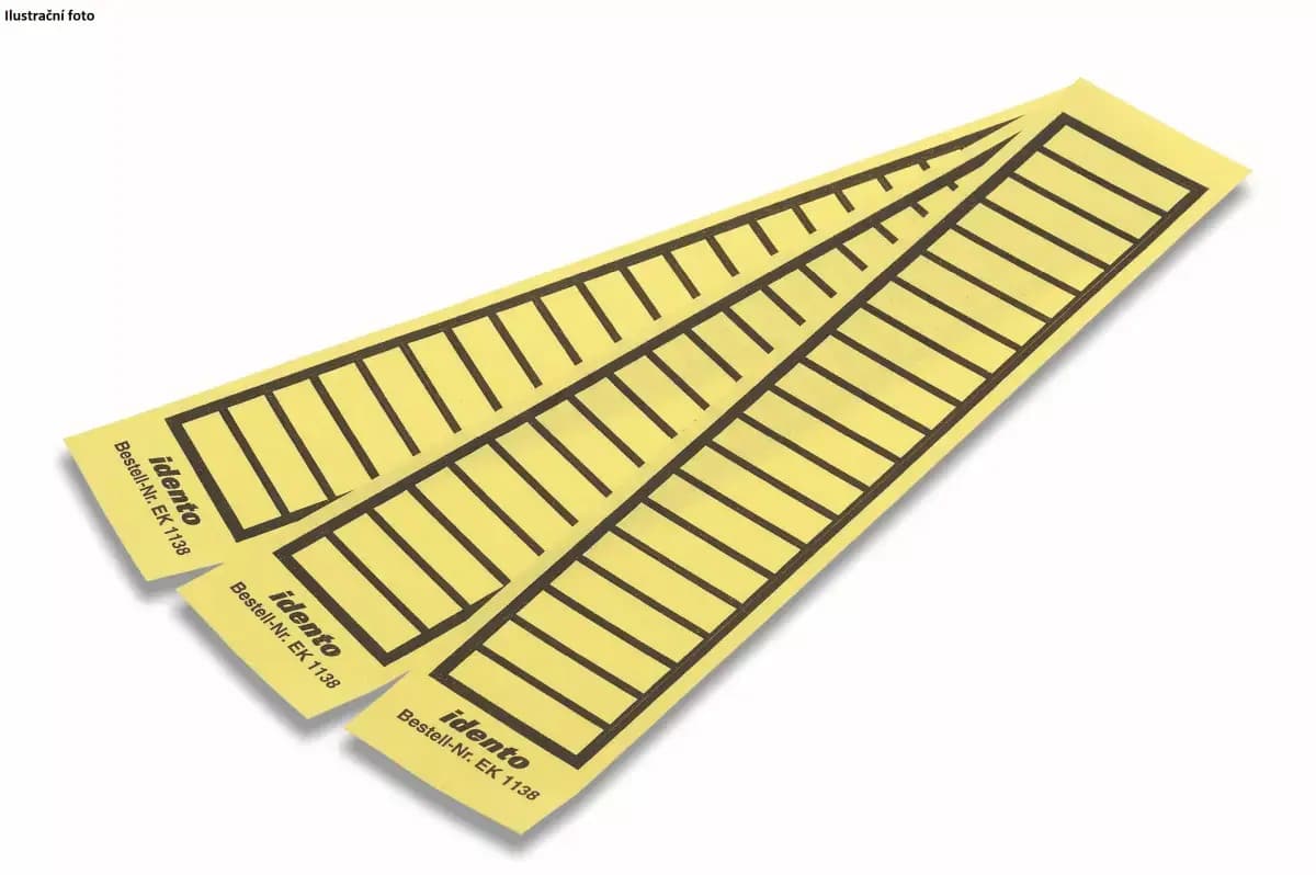 Sada samolepících etiket 11 x 19 mm (40 ks)